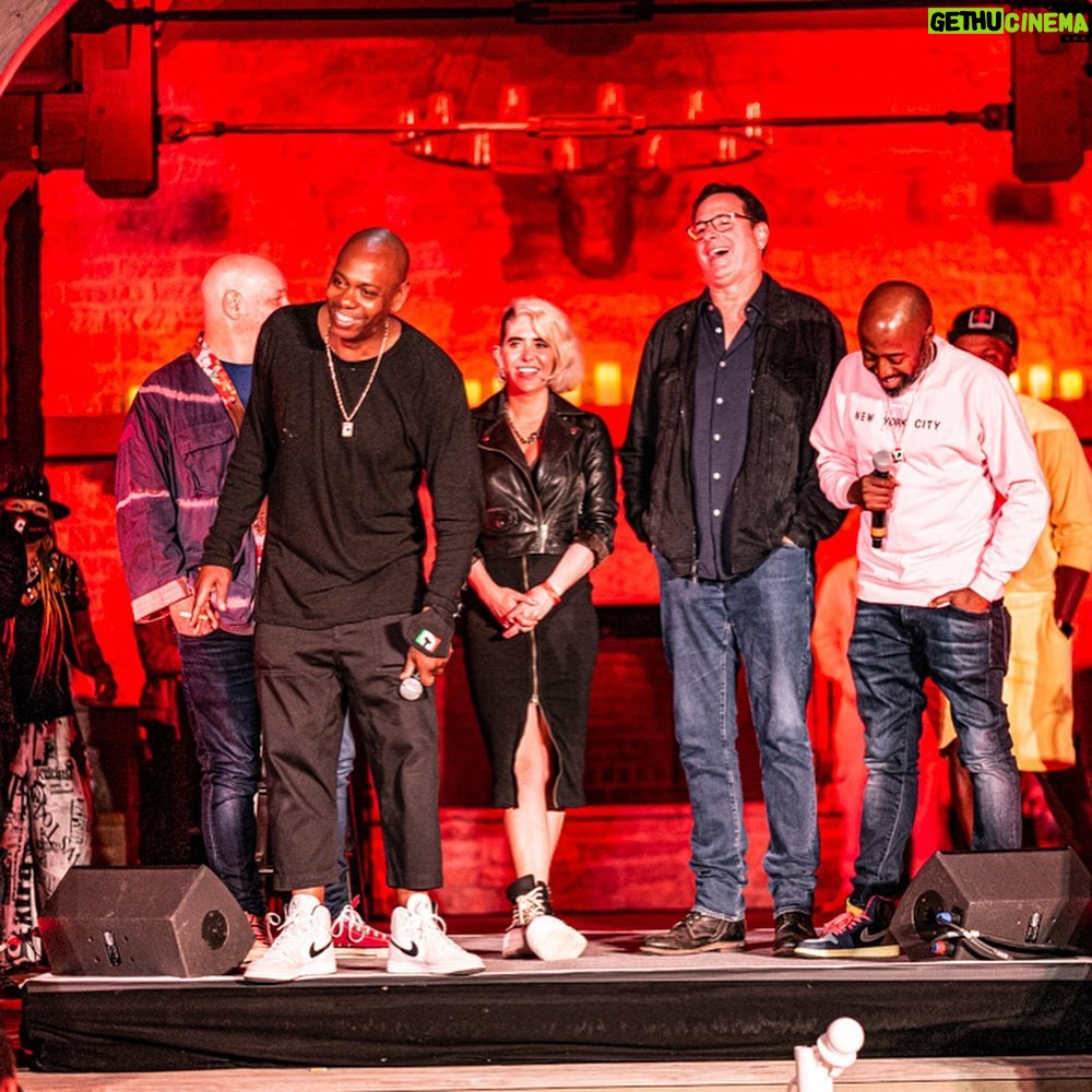 Bob Saget Instagram - Such an amazing night last night— With the great @davechappelle and friends- @therealjeffreyross @donnellrawlings @ashley_barnhill @djtrauma — The first night back in the cornfield after “Dave Chappelle’s Summer Camp” had come to an abrupt stop after Sept. 24th. Now, literally 8 months later, I got to come back and pick up where I left off thanks to Dave. So amazingly beautiful and hopeful to be back in the cornfield all weekend for such wonderful audiences. There is only one Dave Chappelle, and I am so blessed to have him in my life. And to hang out with my dear friend Jeff Ross, Geoff Wills, and everyone else here- It is a true joy of comedy camaraderie. These shows of Dave’s are going to go on for just a little longer so if anyone has a chance to still get tickets – – you’ll be so happy you did. He has amazing people coming in every weekend. Here’s to Dave Chappelle -and here’s to everybody- as live comedy comes back to the world. Photos by the brilliant @candytman Mathieu Bitton. Yellow Springs, Ohio