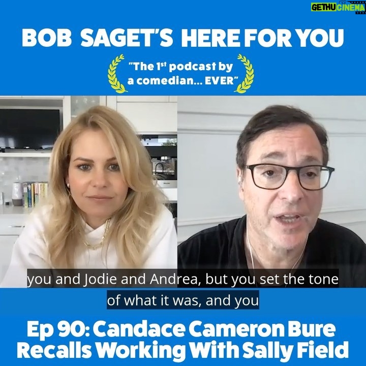Bob Saget Instagram - TODAY’S NEW EPISODE is a conversation with one of my favorite people on earth— @candacecbure - Titled: “Candace Cameron Bure Talks Growing Up With Bob on Full House and Becoming “The Queen of Christmas" Subscribe & Listen at: apple.co/bobsaget @ApplePodcasts @itunes @applemusic @apple @studio71us @studio71uk @studio71fr @studio71it #comedypodcast