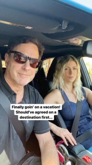 Bob Saget Instagram - My beautiful wife @eattravelrock and I finally had vacation time- We just hadn’t consulted with each other on where to go...
