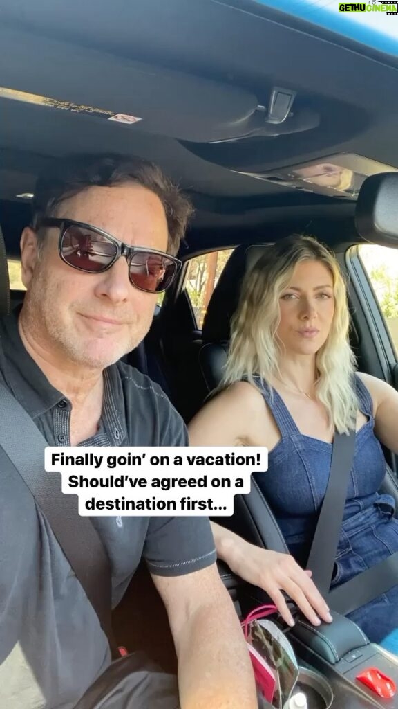 Bob Saget Instagram - My beautiful wife @eattravelrock and I finally had vacation time- We just hadn’t consulted with each other on where to go...