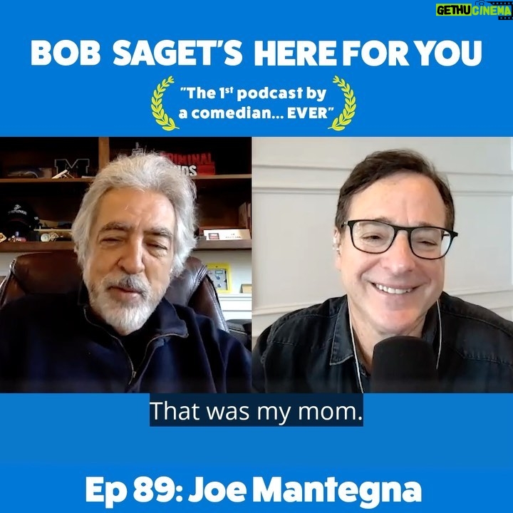 Bob Saget Instagram - Such a fun NEW Podcast Episode today with my old pal @joemantegna Titled: Joe Mantegna, Talks with Bob about 13 Years Starring in “Criminal Minds,” “Godfather III,” Voicing the Simpson’s Fat Tony And Winning the Tony. SUBSCRIBE & LISTEN at: apple.co/bobsaget @ApplePodcasts @itunes @applemusic @apple @studio71us @studio71uk @studio71fr @studio71fr #comedypodcast