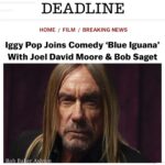 Bob Saget Instagram - So cool to be playing the Chief Executive Office named ‘Lawrence’ in our film with the man playing my boss—The great legend and super cool @iggypopofficial - Starring @joeldavidmoore @carlychaikin @jonesinforjason @marylynnrajskub @chantel_riley as well as @varunsaranga & @therealravina - Directed by @jeremylalonde Written by @matthew.dressel Produced by @nicholastabarrok - Almost wrapped and back to reality from the Caymans. Been a gift. Hope you all enjoy it when it comes out.