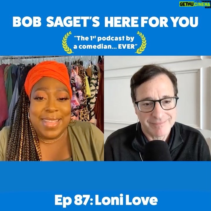 Bob Saget Instagram - So enjoyed talking with @comiclonilove -Who I’ve known since her start in standup, in this NEW EPISODE titled: ”Loni Love and Bob Discuss the Beauty in Comedy and the Importance of Sharing Our Stories.” Subscribe & Listen at: apple.co/bobsaget @applepodcasts @itunes @applemusic @apple @studio71us @studio71uk @studio71it @studio71fr #comedypodcast
