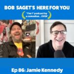 Bob Saget Instagram - Really fun NEW EPISODE TODAY with my old pal @thejamiekennedy Titled- “Jamie Kennedy Reminisces Over Their Philly Roots, How He Broke Into Bob’s House, and Shot a Music Video With Him.” SUBSCRIBE & LISTEN at: apple.co/bobsaget And— Jamie talks about his new movie, @lastcall_movie out March 19th!!! @applepodcasts @itunes @applemusic @apple @studio71us @studio71uk @studio71it @studio71fr #comedypodcast