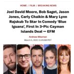Bob Saget Instagram - This is gonna be fun! Can’t wait to play with the all talented cast —Joel David Moore, Jason Jones, Carly Chaikin, Mary Lynn Rajskub, Chantel Riley, Dax Ravina, and Varun Saranga. Directed by Jeremy LaLonde, Written by Matthew Dressel, and produced by my friend Nicholas Tabarrok. This one is all about family, but it definitely ain’t “Full House.” Love me a good dark comedy. @jonesinforjason @marylynnrajskub @carlychaikin @chantel_riley @therealravina @varunsaranga @jeremylalonde @nicholastabarrok For full @deadline article, go to: https://bit.ly/3rlGfof