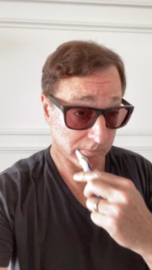 Bob Saget Instagram - Morning exercise routine.