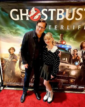 Bob Saget Instagram - Thanks to the sweet, talented and oh so gracious @mckennagraceful for the invite last night to her film screening of “Ghostbusters Afterlife.” After working with her on “Fuller House,” it was obvious she was destined to carrying movie after movie— as well as knowing how to deal with those pesky ghosts. 
She is truly a one of a kind with the natural acting talents of the some of the very best. 
And the movie was fun too!
@ghostbusters Afterlife #ghostbustersafterlife @sonypictures @jasonreitman #ivanreitman