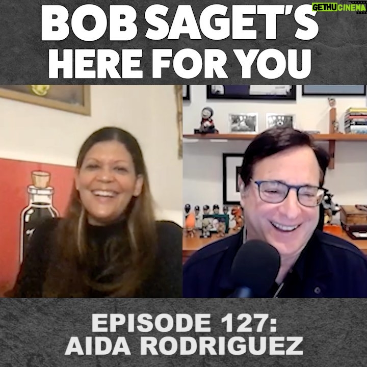 Bob Saget Instagram - Here’s another clip with @funnyaida because I had such a great conversation with Aida Rodriguez on TODAY’S NEW EP. She met her biological father on camera, for the first time in her life, in her special “Fighting Words,” @hbomax - Listen or watch this Podcast at—> https://bit.ly/BobSagetsHereForYou Available wherever you get your podcasts. From: @allthingscomedy