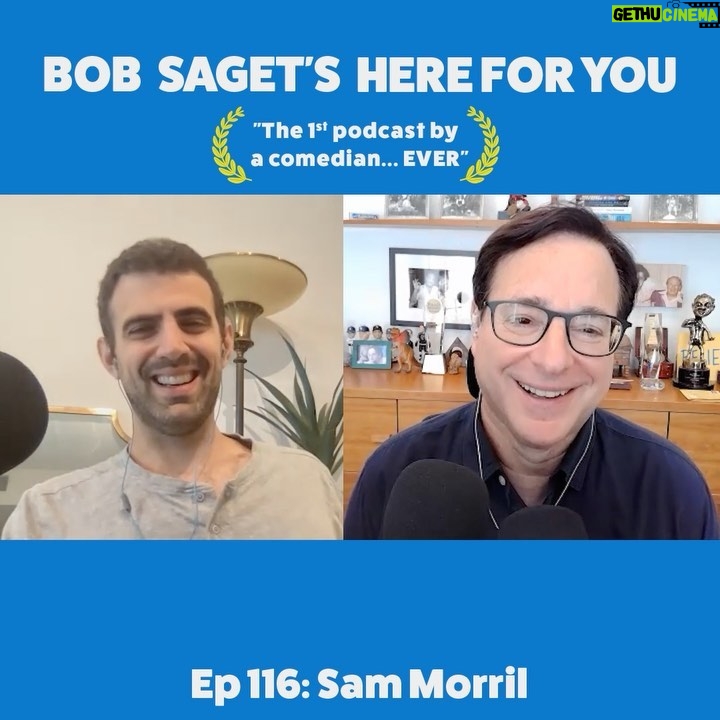 Bob Saget Instagram - Enjoyed talking with @sammorril so much on Today’s New Episode, Titled: “Sam Morril Discusses Creating Comedy Under Difficult Circumstances, His Self-Produced Specials and His New Documentary, “Full Capacity.” Subscribe & Listen: apple.co/bobsaget @ApplePodcasts @apple @applemusic @itunes @studio71us @studio71uk @studio71it @studio71official #comedypodcast #comedyinterview