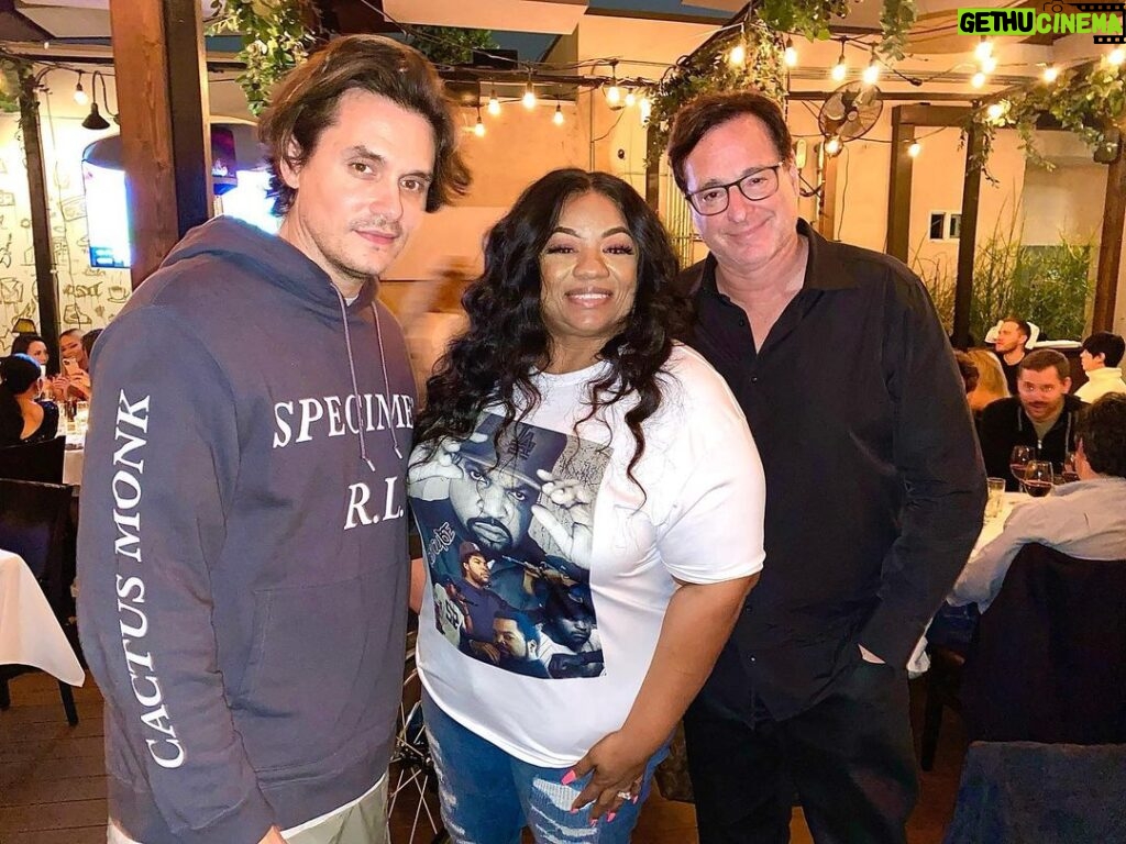 Bob Saget Instagram - Fun night tonight with my friend @comediennemspat and a drop by by my brother @johnmayer - Keep your friends close.