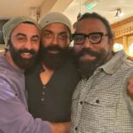Bobby Deol Instagram - In the company of the two most talented and humble souls ❤️❤️❤️ @sandeepreddy.vanga #RanbirKapoor #Animal #Blessed See you at the movies December 1, 2023… Advance booking Link in Bio!!