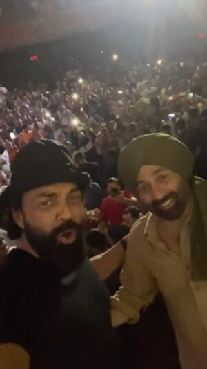 Bobby Deol Instagram - #AboutLastNight at Gaiety Galaxy

Thank you for all the love … I am so happy for you Bhaiya!!

@iamsunnydeol #Gadar2 in cinemas now!!