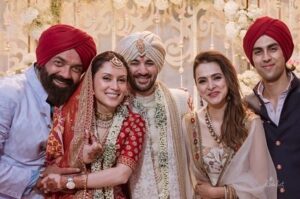 Bobby Deol Instagram - Blessed to have a daughter in our family now … god bless you both @drishaacharya and @imkarandeol