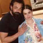 Bobby Deol Instagram – Happy 27th anniversary my love ❤️forever yours 😍🤗😘✨🍾✨🍾✨🍾