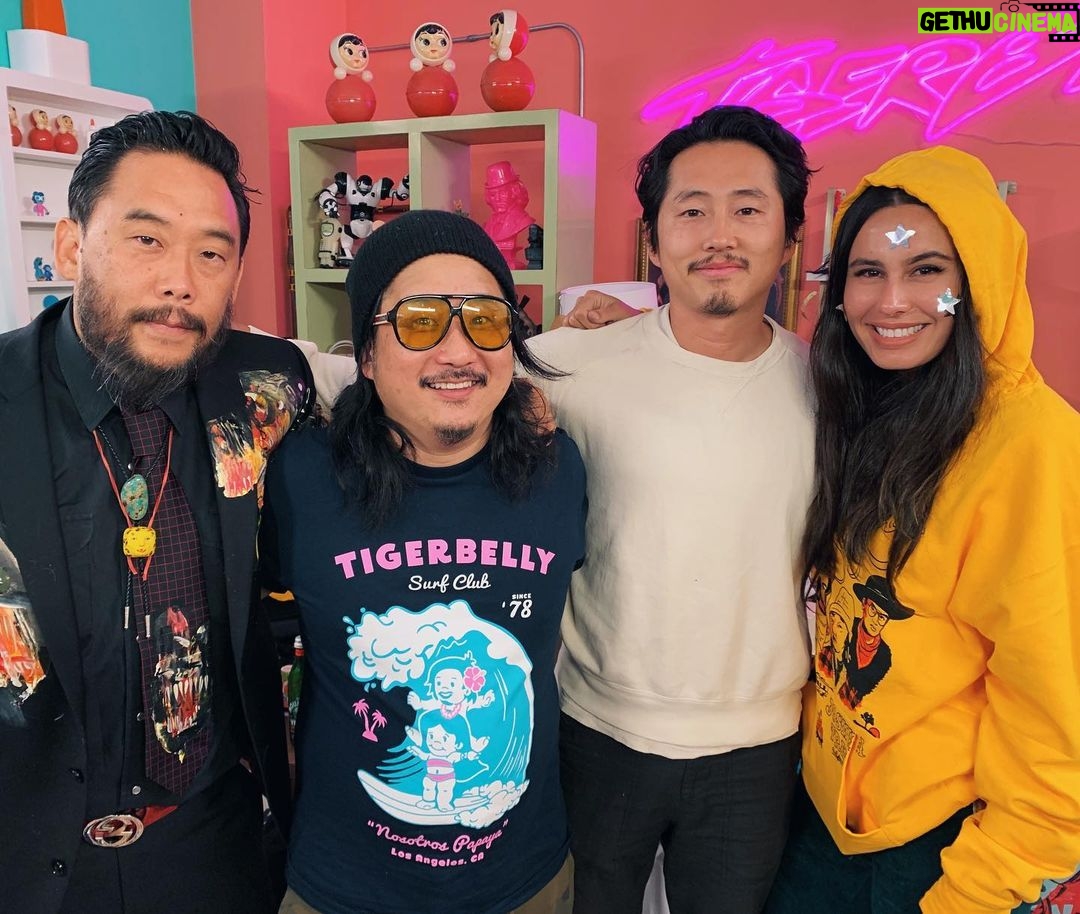 Bobby Lee - 47K Likes - Episode 300 of my podcast @tigerbelly is available tomorrow. I almost killed David Choe 4 times during this interview. The Korean Brad Pitt makes an appearance. Thanks everyone for the support! @davidchoe @steveyeun @khalamityk