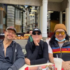 Bobby Lee Instagram - I’m at a Burger King in Budapest with my parents @curtisleejamie and #pennjillette The Hungarian teenager photobombing is annoying but cute.