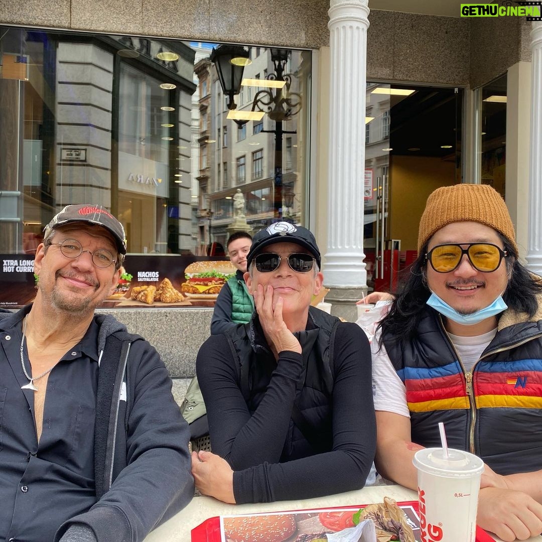 Bobby Lee - 53.2K Likes - I’m at a Burger King in Budapest with my parents @curtisleejamie and #pennjillette The Hungarian teenager photobombing is annoying but cute.
