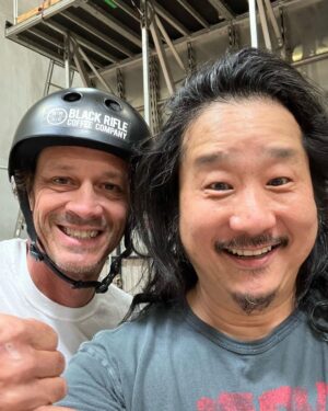 Bobby Lee Instagram - Magical day with @tonyhawk @wolfmate @buckylasek Papa still got it!