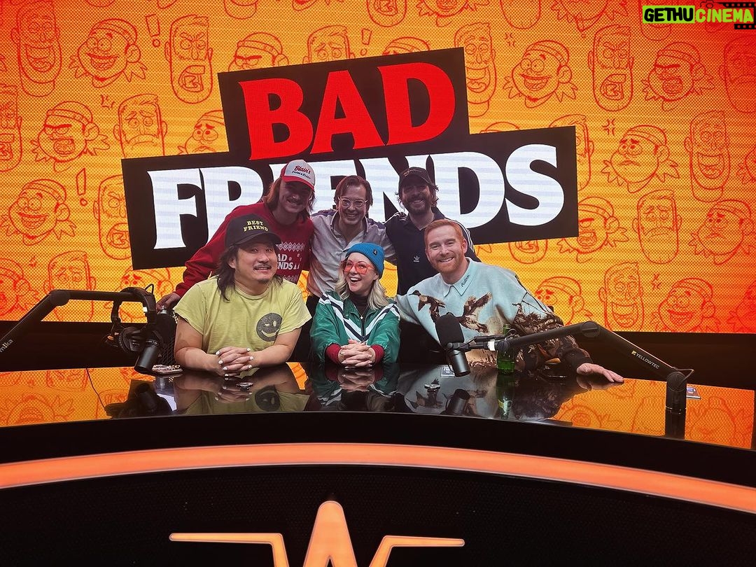 Bobby Lee Instagram - 200th episode of @badfriendspod in Vegas. Family. @cheetosantino @jetskijohnson @herreracarlos @mckonecorkery @fancyb.1