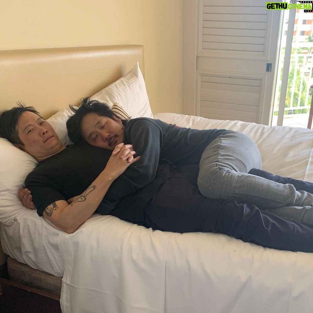 Bobby Lee Instagram - My bruddah is in Hawaii! @quangou #incest