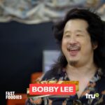 Bobby Lee Instagram - Papa hasn’t posted in a while but check me out on #FastFoodies tonight at 10:30/9:30c on @truTV” @kristenlkish @chefjeremyford @chefjustinsutherland We reimagine my favorite breakfast food the sausage McMuffin with egg!!!