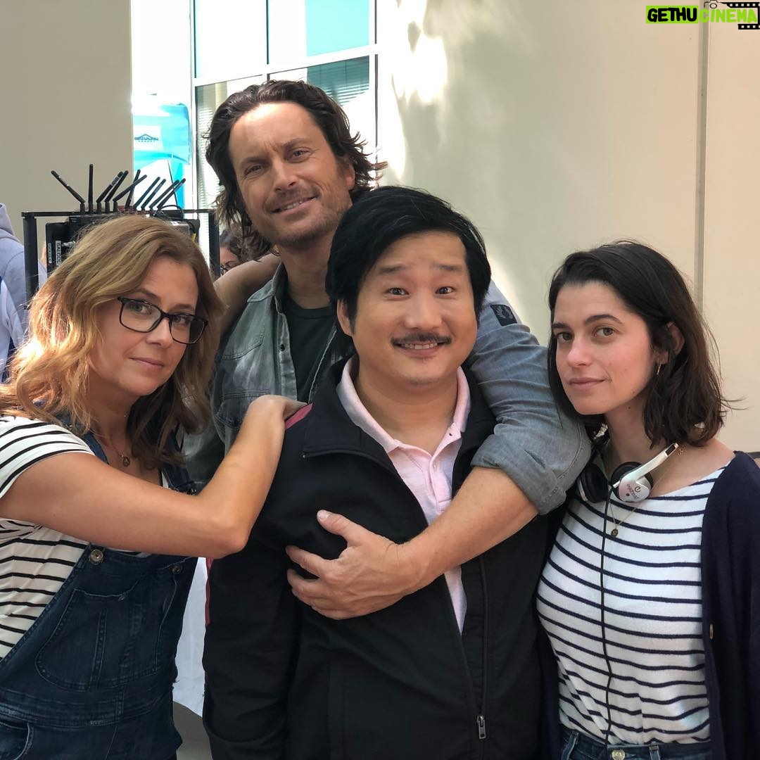 Bobby Lee Instagram - The show @splittinguptogether season 2 premieres next week on @abcnetwork Watch it so I can get off the road!!! @msjennafischer @theoliverhudson @ebarrie