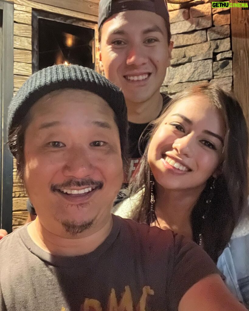 Bobby Lee Instagram - Amazing show at the @hollywoodimprov last night. My friend @ambermidthunder came and you have to watch her on @rezdogsfx and she kills it in the movie Prey on Hulu. The hunk behind us is @riverfromthe6 He’s basically the native Chris Hemsworth.