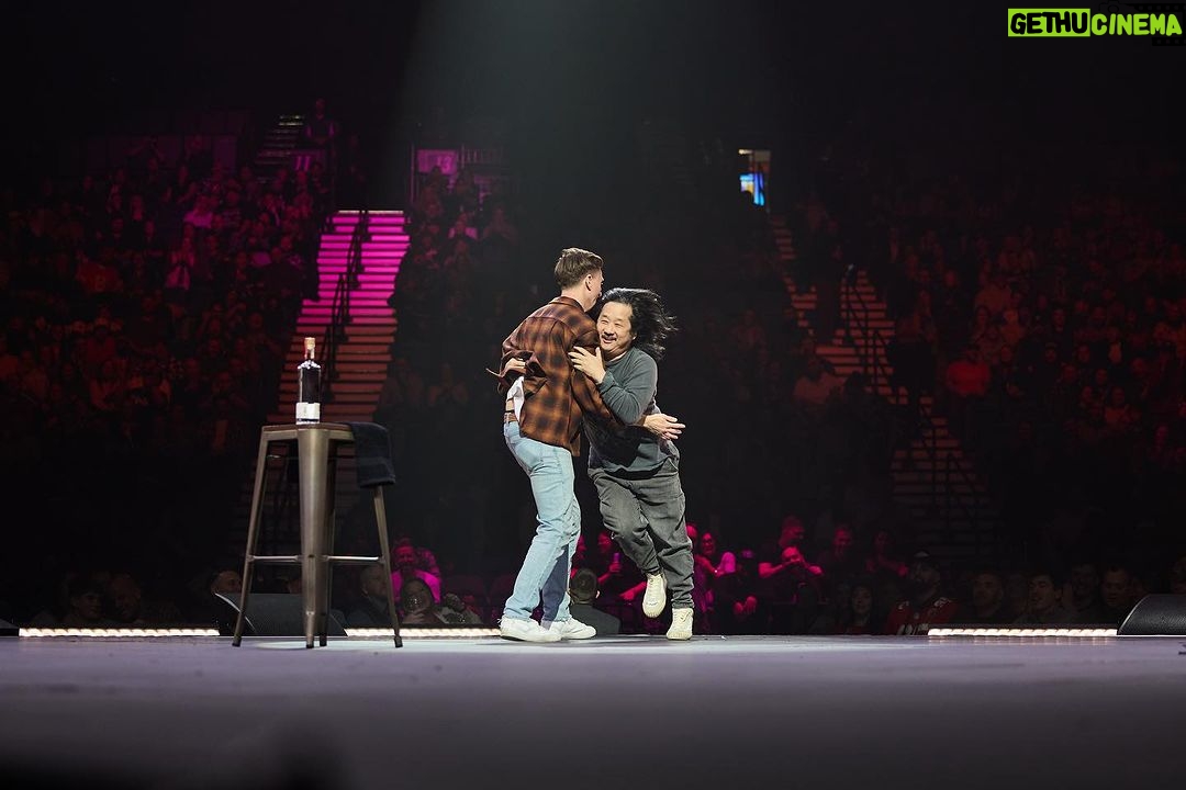 Bobby Lee - 40.5K Likes - Thank you @bertkreischer and @seguratom One of the best weekends of my life! @shanemgillis @trevorwallace @delladream @jimmykimmellive @chrisdcomedy thanks @shaunnixphotography for the photos.