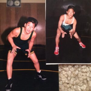 Bobby Lee Instagram - Steebie @quangou and I wrasseling.
