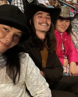 Booboo Stewart Instagram - Rodeo time 🤙🏽 massive thank you to @wrangler @heritagebrand & @fwv_us giving us an incredible @lasvegasnfr adventure,, thank you so much. Can’t wait to do it again