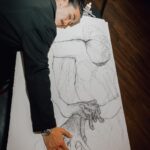 Booboo Stewart Instagram - Drawing has become so much more than just trying to make something interesting, more than what I think would look “good” on a wall, or even something thats just fun to do,, I’m so thankful to have found it as a form of communication and as a release,, thank you so much to @parkwestvegas and to everyone who came to see my exhibition “Things I Don’t Know How To Talk About” 🦅 really couldn’t say thank you enough 🤙🏽