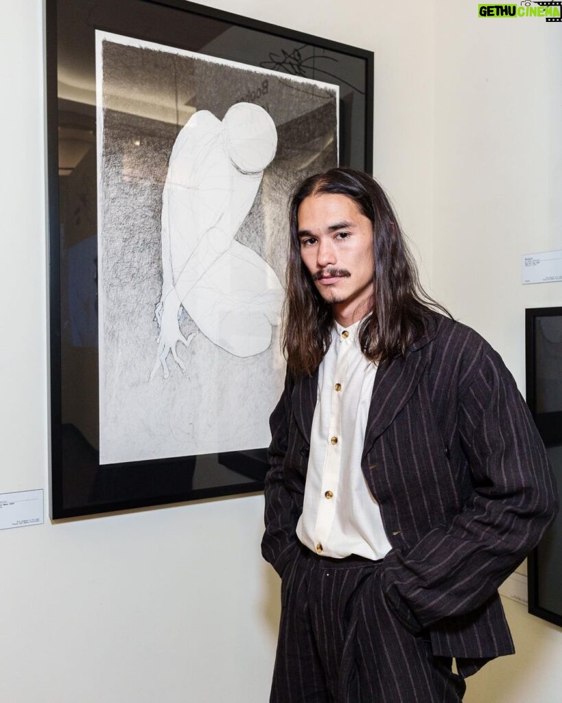 Booboo Stewart Instagram - Last few days to see my exhibition “Things I don’t know how to talk about” at the @parkwestvegas gallery🦅 also see you in 4 hours @tommymartinez . 📷 @stardustfallout