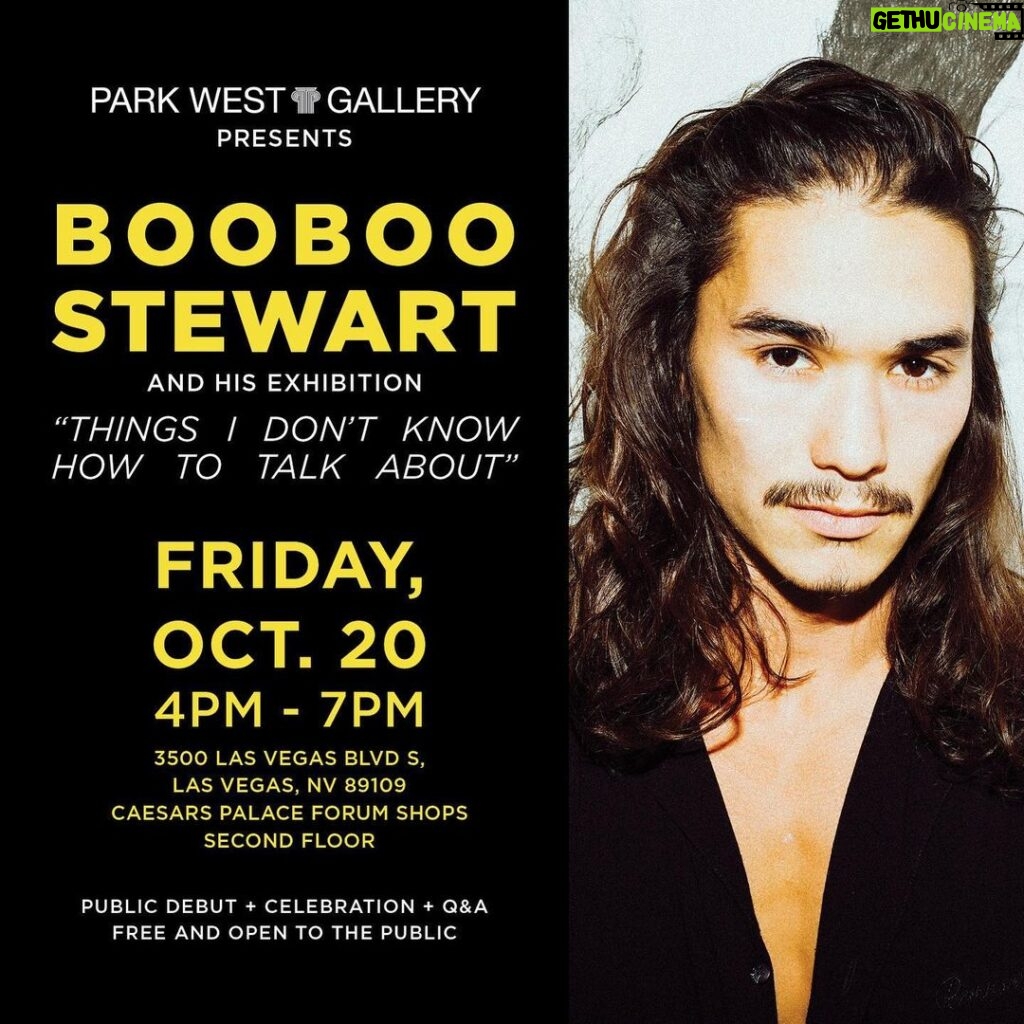 Booboo Stewart Instagram - A million thank yous to @parkwestgallery 🦅 see you all soon