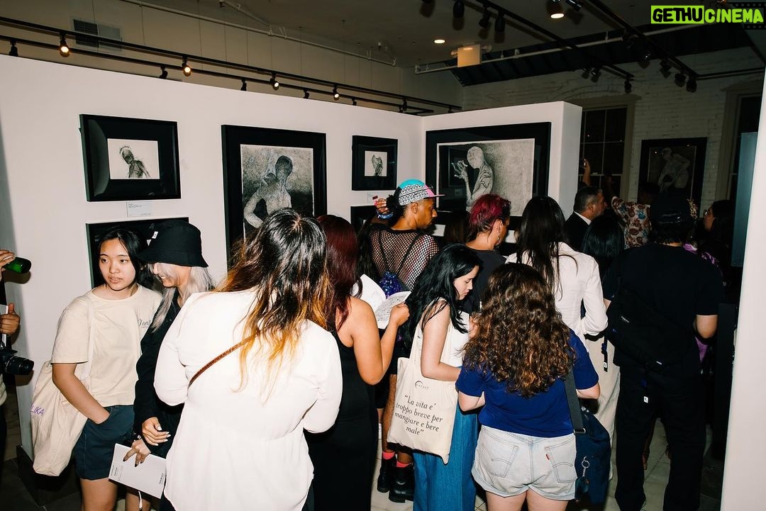 Booboo Stewart Instagram - Thank you for sharing your walls with me @parkwestsohonyc 🦅 . 📸 @dancefloormurder