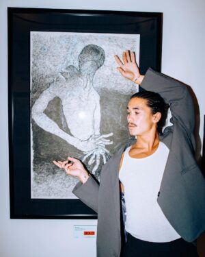 Booboo Stewart Instagram - My @parkwestsohonyc show will be up until September,, if you’re around stop on in 🦅
.
.
.
📸 @dancefloormurder
@parkwestgallery