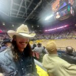 Booboo Stewart Instagram – Rodeo time 🤙🏽 massive thank you to @wrangler @heritagebrand & @fwv_us giving us an incredible @lasvegasnfr adventure,, thank you so much. Can’t wait to do it again