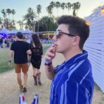 Bradley Steven Perry Instagram - one for me, one for you @tickpick Stagecoach Festival