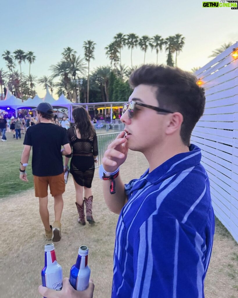 Bradley Steven Perry Instagram - one for me, one for you @tickpick Stagecoach Festival