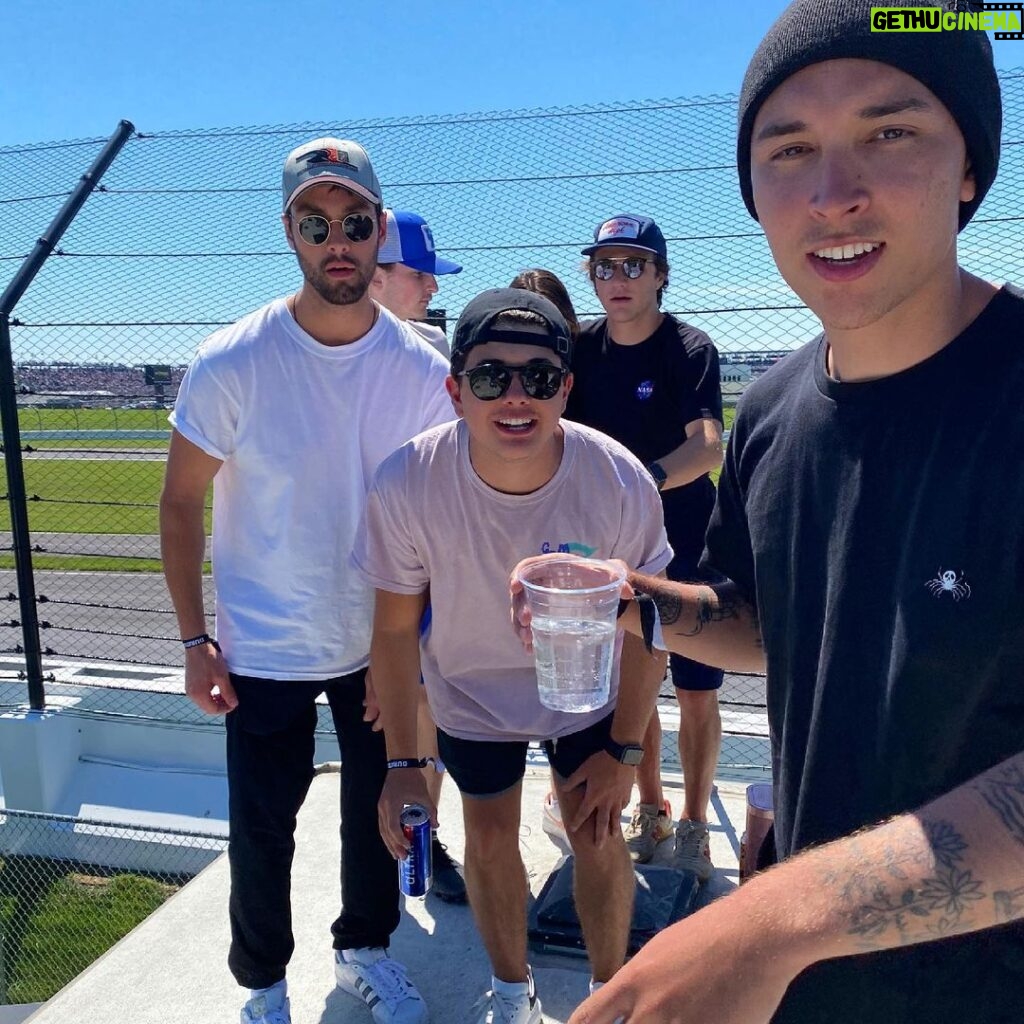 Bradley Steven Perry Instagram - Singy??? Trouble is coming, no sir (Indiana is a weird place) Indianapolis Motor Speedway