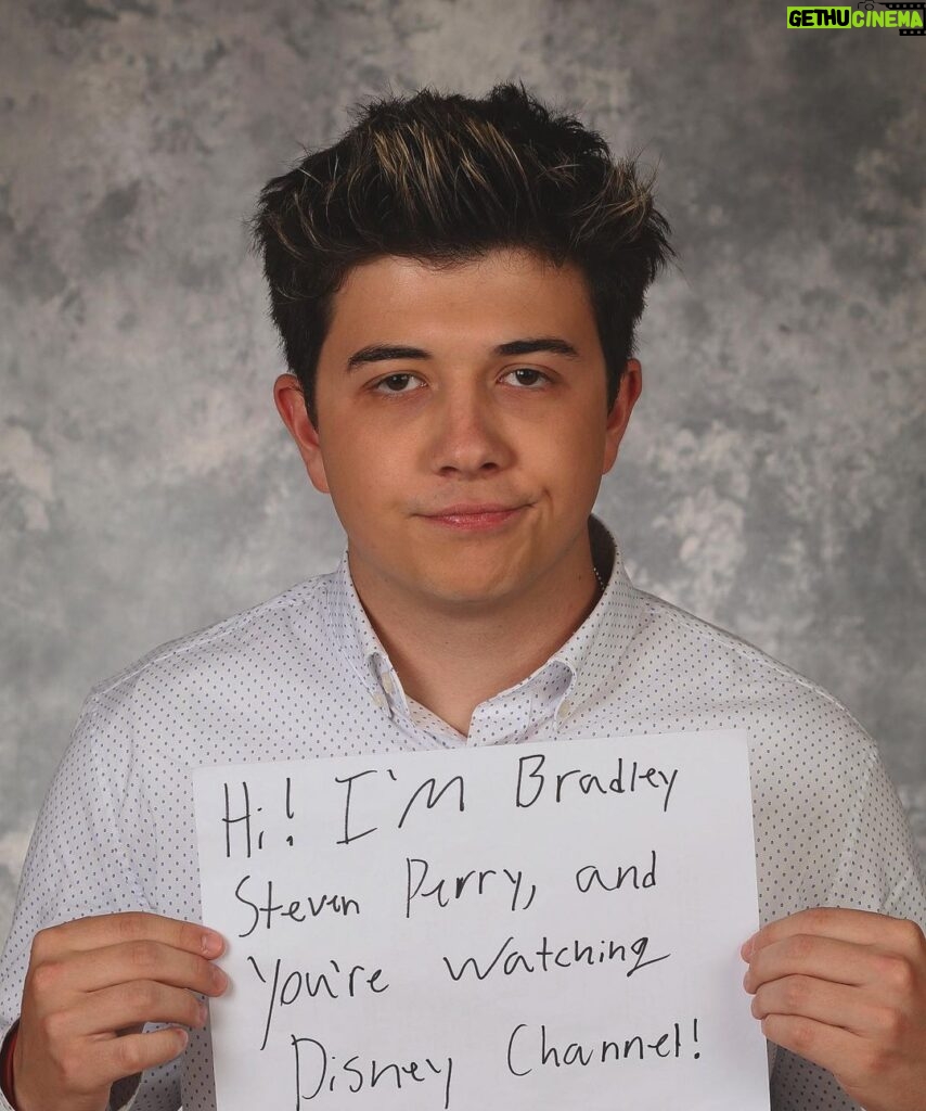 Bradley Steven Perry Instagram - Disney didn’t have a frat, so I had to go a different route