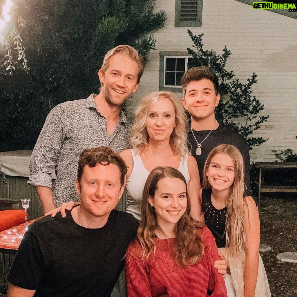 Bradley Steven Perry Instagram - Thanks Bob for taking a nice family photo of us. Congrats B and Griff!