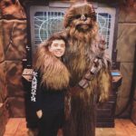 Bradley Steven Perry Instagram - What’s crazy is we’re actually both 6’6” @disneyland #getmorehappy Disneyland - Theme Park