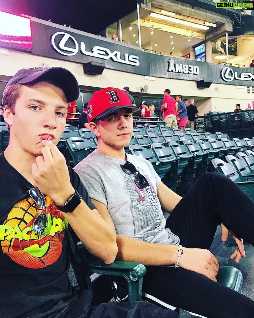 Bradley Steven Perry Instagram - Sox lost, if you can't tell Angel Stadium