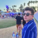 Bradley Steven Perry Instagram - one for me, one for you @tickpick Stagecoach Festival