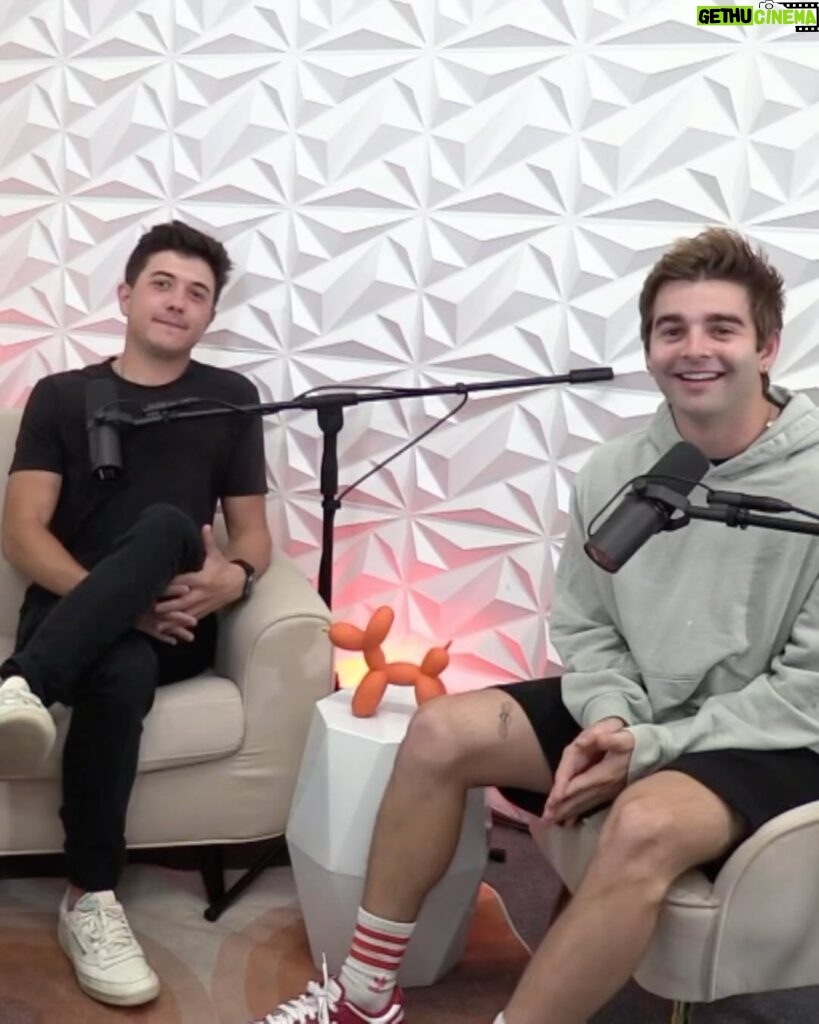 Bradley Steven Perry Instagram - Episode 1 is out now with @jackgriffo go watch 3 vaguely similar looking guys talk about vaguely similar life situations that you vaguely remember. Link in my story