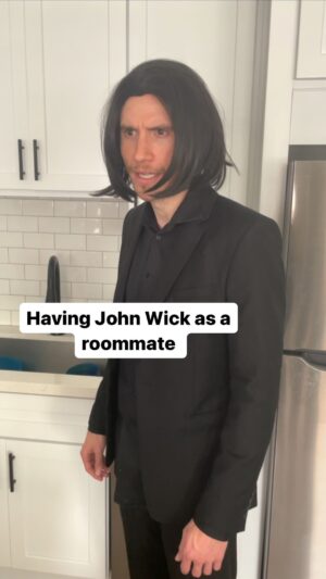Brandon Calvillo Instagram - Having John Wick as a roommate