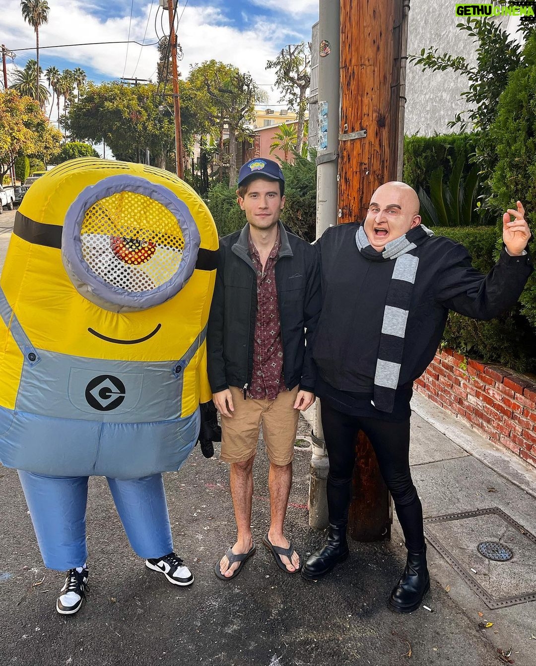 Brandon Calvillo Instagram - Hung out with Andrew Tater Tot and his minions . I am now a Top G.