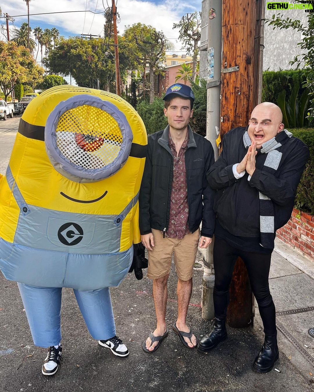 Brandon Calvillo Instagram - Hung out with Andrew Tater Tot and his minions . I am now a Top G.