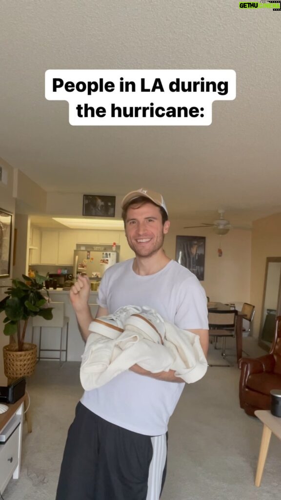 Brandon Calvillo Instagram - People in LA during the hurricane #hurricane #losangeles