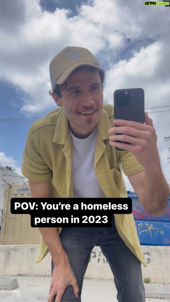 Brandon Calvillo Instagram - POV: You’re a homeless person in 2023